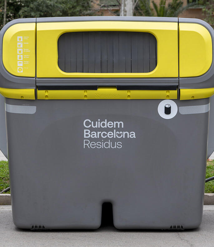 Contenedor amarillo.