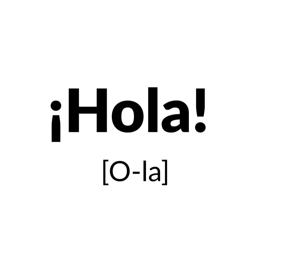 ¡Hola!